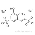 Kwas 2,7-naftalenodisulfonowy, 4-hydroksy-, sól sodowa (1: 2) CAS 20349-39-7